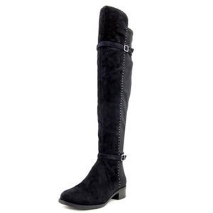 Suede Knee High Boots